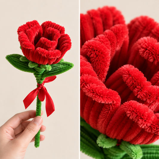 Lil Bloom β Handmade Pipe Cleaner Rose