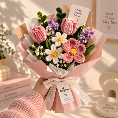 Lil Bloom — Handmade Pastel Flower Bouquet