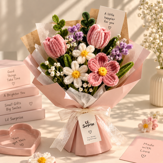 Lil Bloom — Handmade Pastel Flower Bouquet