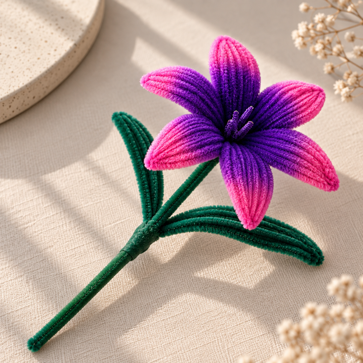 Lil Bloom — Handmade Pipe Cleaner Lily