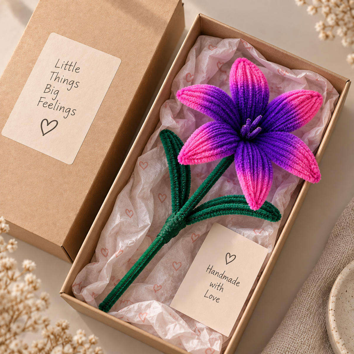 Lil Bloom — Handmade Pipe Cleaner Lily