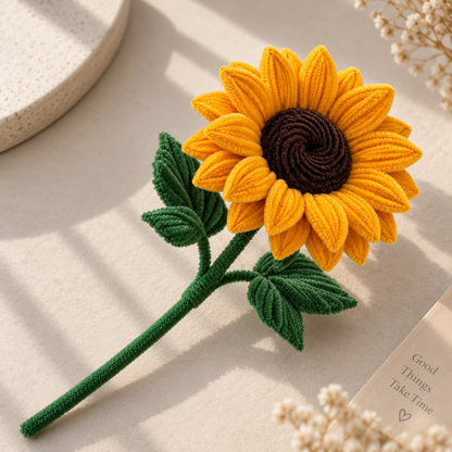 Lil Bloom — Handmade Pipe Cleaner Sunflower
