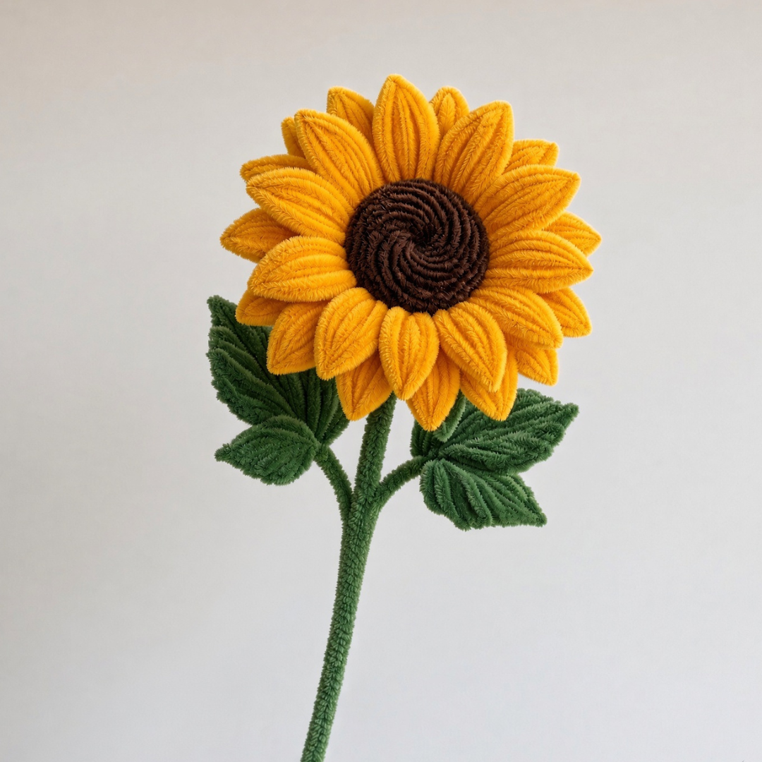 Lil Bloom — Handmade Pipe Cleaner Sunflower