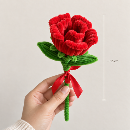Lil Bloom — Handmade Pipe Cleaner Rose
