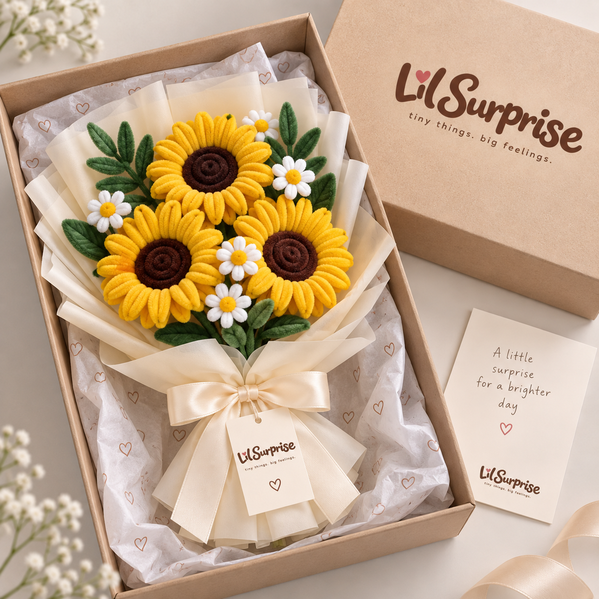 Lil Bloom — Handmade Sunflower Bouquet
