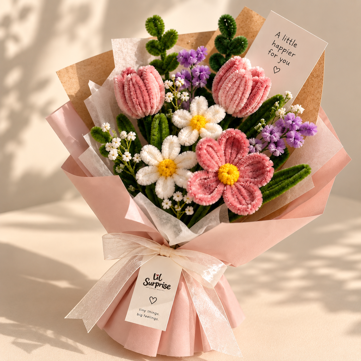 Lil Bloom — Handmade Pastel Flower Bouquet
