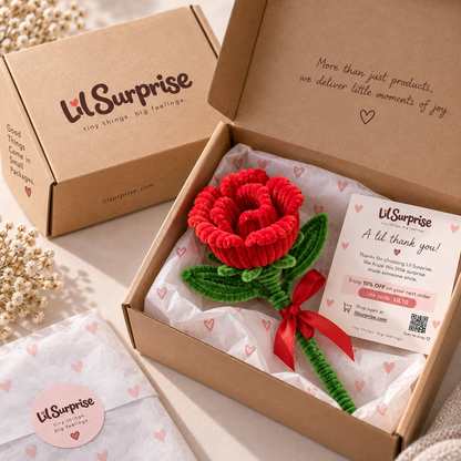 Lil Bloom — Handmade Pipe Cleaner Rose