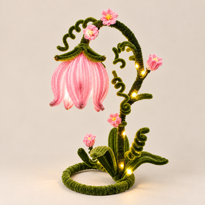 Lil Glow — Handmade Pink Flower LED Lamp