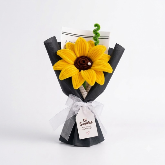 Lil Sunshine — Handmade Single Sunflower Bouquet