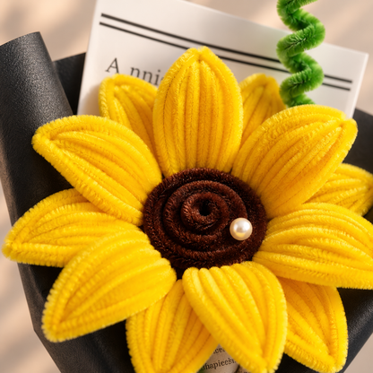 Lil Sunshine — Handmade Single Sunflower Bouquet