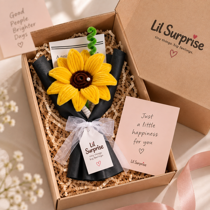 Lil Sunshine — Handmade Single Sunflower Bouquet
